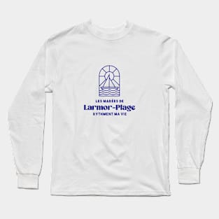 Larmor Plage the tides punctuate my life - Brittany Morbihan 56 BZH Sea Long Sleeve T-Shirt